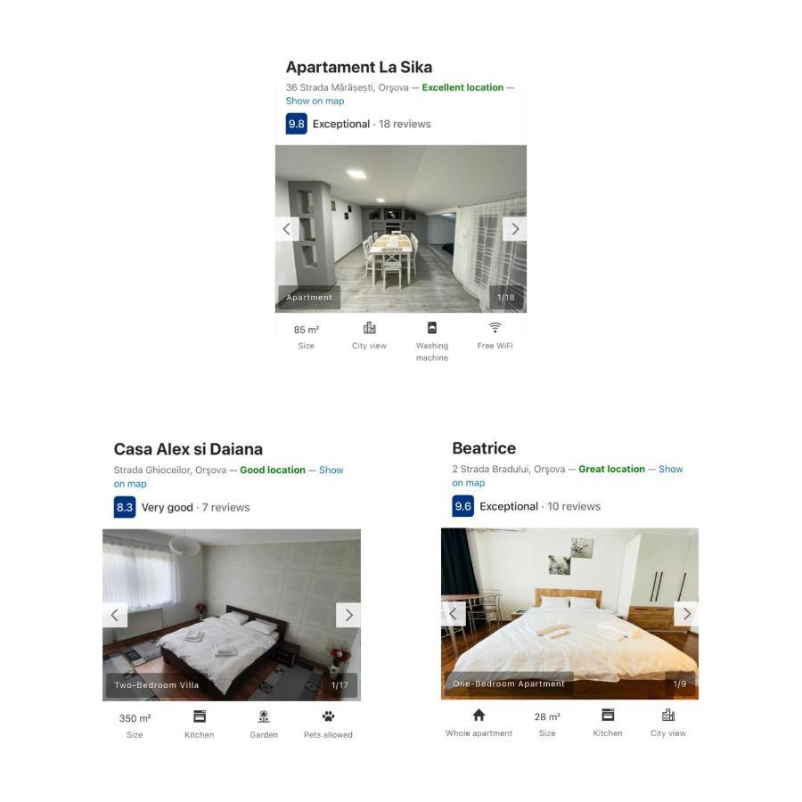 Apartament La Sika Оршова Экстерьер фото